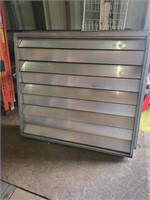 1 aluminum louver 60in. X 5 1/4  x 54in.