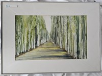 56A  David Warren Large Watercolor Signed