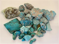 Assorted Pieces of Turquoise, Origin Unknown