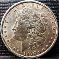 1900 Morgan Silver Dollar Coin