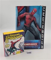 Spiderman Figure & Spiderman Stationary Cards