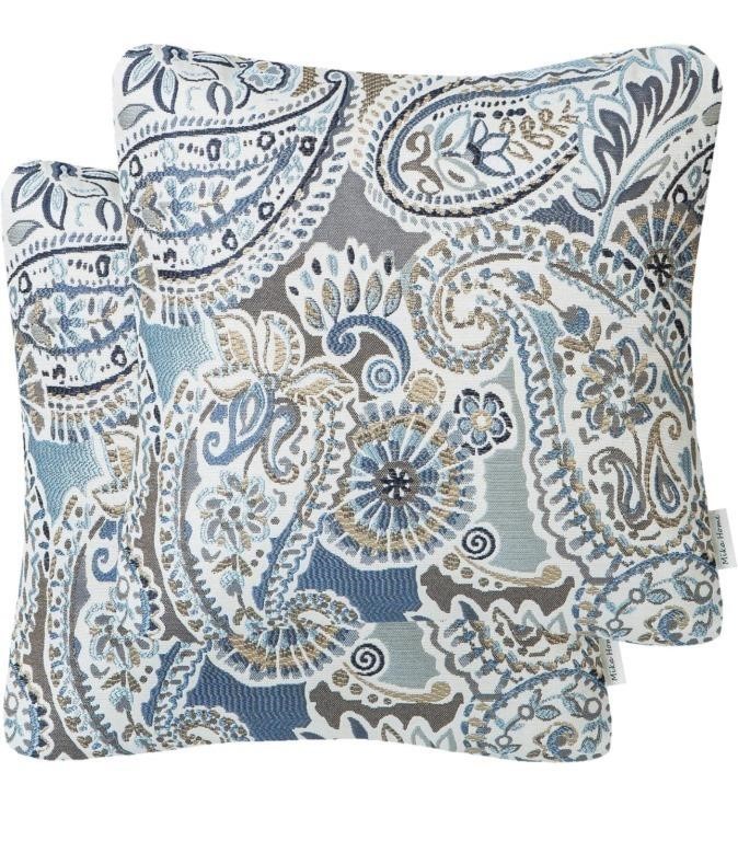 New, Mika Home Pack of 2 Decorative Pillow Covers