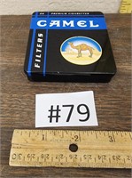 Vintage Camel Filters metal cigarette tin