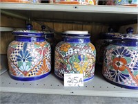 Spanish Water Jars with Lids