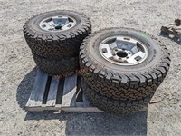 4- BFG 31x10.50-15 All Terrain Tires w/ Rims