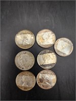 Silver Canadian Quarters
