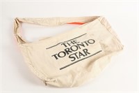 THE TORONTO STAR CANVAS NEWSPAPER DELIVERY BAG