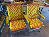 2 LAWN CHAIRS