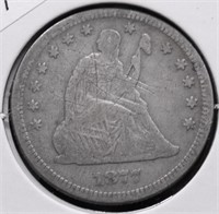 1877 SEATED HALF DOLLAR VG