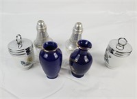 Chrome & Glass S& P Shakers & More