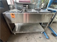 3 well steam table