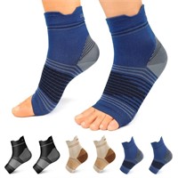 [Size : Large] Plantar Fasciitis Sock (6 Pairs) fo