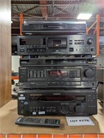 Sony stereo components (see description)