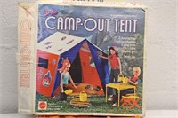 1972 MATTEL CAMP OUT TENT SET IN BOX