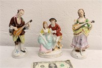 (3) OCCUPIED JAPAN FIGURINES