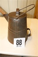 Vintage 13" Tall Metal Coffee Pot
