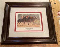 "Across-the-Board" horse racing print