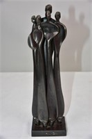 Canadian Semi-Abstract Bronze Sculpture