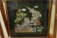 Asian Painting on Fabric