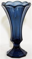 Fostoria Virginia Dark Blue Vase 7"