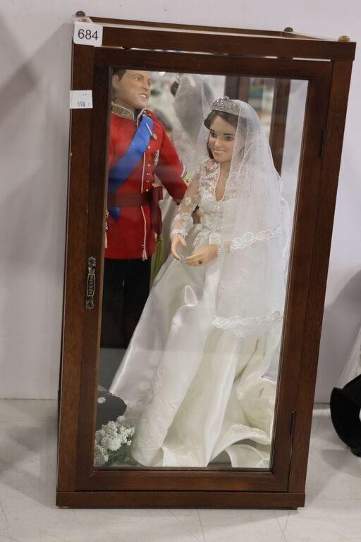 PRINCE WILLIAM AND KATE MIDDLETON COLLECTOR DOLLS