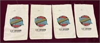 Seed Corn Sacks, 4) 1940's new old stock