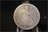 1875-S Seated Liberty Silver Half Dollar