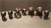 ASSORTMENT OF ELEPHANT ORNAMENTS