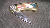 COLLECTOR SERIES POCKET KNIFE WITH EAGLE HANDLE