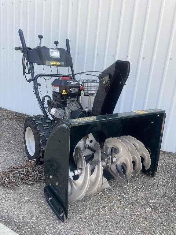 Yardworks Snow Thrower with Extreme Auger.