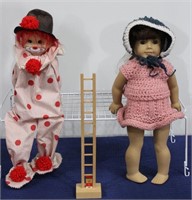 American Girl Doll / Clown Doll