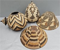 Zulu Baskets African Ethnographic Lot