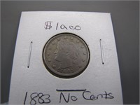 1883 V Nickel