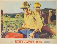 Original Elvis Presley lobby card "Stay Away Joe"