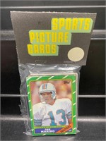 1986 Topps Football Cards Store Hanger Pack- Marin