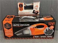 (2) Torelli Portable Auto Vacuum & Screwdriver