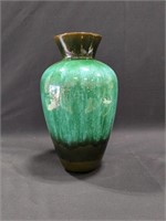 Blue Mountain Pottery 13" vase small crack as