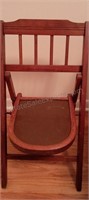 Vintage Child's Babee Tenda Folding Chair 24x14