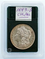 Coin 1883-S Morgan Silver Dollar In Case - Choice