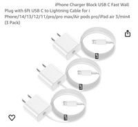 iPhone Charger Block USB C Fast Wall