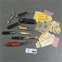 Pocket Knives - Early Sports/ World Series Tickets