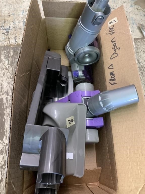 Collection of Dyson vacuum attachments