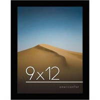 9"x12" Americanflat Picture Frame, Black