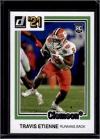 Travis Etienne Rookie Card 2021 Panini Chronicles
