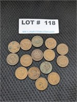 15-1906 Indian Head Pennies
