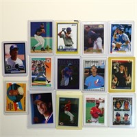 Lot of 14 Rookie Baseball cards