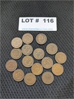 16-1905 Indian Head Pennies