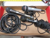 Three microphones