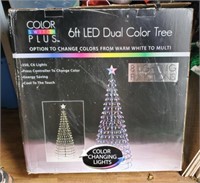 6 ft LED light up Christmas tree