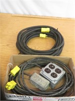 Electrical Lot Heavy Ext Cords